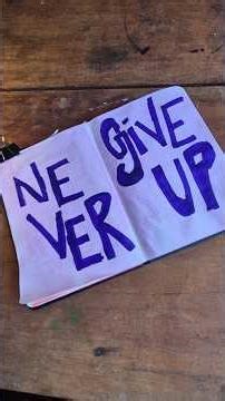 Never Give Up 💜 | Motivation Through Journaling | Aesthetic Bullet Journal