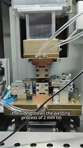 PDKJ Sensor Copper Terminal Welding Machine , 2mm tinned brass+2mm purple copper #pdkjspotwelding