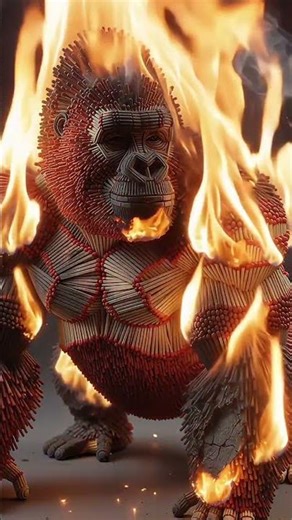 Realiatic matchstick art #shortvideo #shortviral
