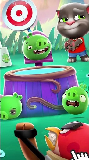 The Pigs Are Going DOWN 🤩 @AngryBirds x My Talking Tom 2