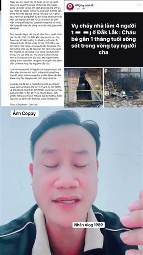Vụ Gia Đình 4 Người Ở Đắk Lắk.