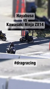 7.1K views · 134 reactions | Hayabusa vs Kawasaki Ninja ZX14 #dragracing | Drag Racing | Facebook