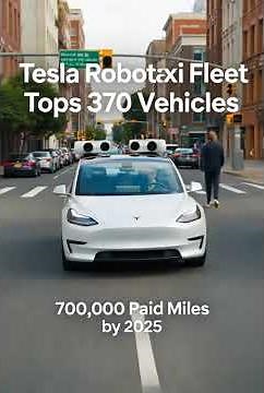 Tesla's Robotaxi fleet just hit 372 vehicles - exploding by 42 in TWO DAYS!