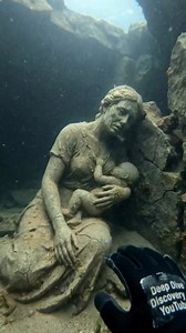 16M views · 143K reactions | Mother Still Feeding Her Baby… Frozen Underwater ❄️ #wildlife #heartbreaking #nature #animals #underwater #viral #shorts | Deep Dive Discovery | Facebook