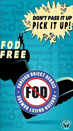 FOD Hazard Awareness | Foreign Object Damage | STOP the #1 Safety Risk on the Runway! #FOD