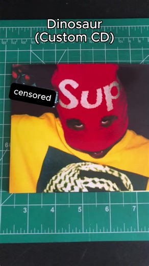 Dinosaur Custom CD (Designed By Me) #fyp #viral #music #tylerthecreator #oddfuture