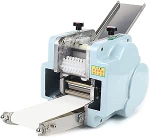 110V Commercial Dumpling Skin Machine,Pasta Maker Multi-Functional Dumpling Skin Wonton Dough Processing Machine for Kitchen Household Commercial 3.15In 10g 40pcs/Min