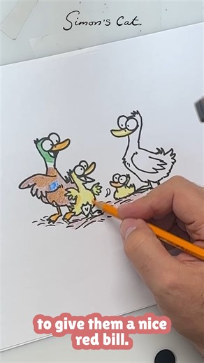 109K views · 1.9K reactions | We loved your suggestions so here is Simon drawing your favourites! Next up, ducks...閭 All of these critters and more are featured in our game 'Simon's Cat Match'. You can dowload and play here: https://simonscatmatch.com/Play !️閭力璉 ️ | Simon's Cat | Facebook