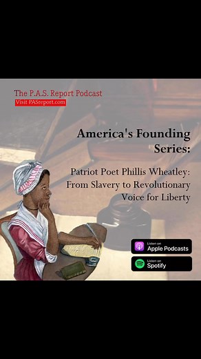 You might not know her name, but her words fueled the fight for liberty.🇺🇸 Meet Phillis Wheatley, an enslaved woman whose unwavering dedication to the patriot cause resonated with Franklin & Washington. Hear her powerful story! #FoundingFathers #History #PhillisWheatley #TuneIn #Video @followers | Nicholas Giordano