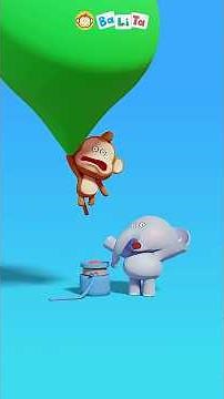 Blowing a Giant Flying Balloon – Watch It Soar! #cartoon #balita #babalilitata #cartoons
