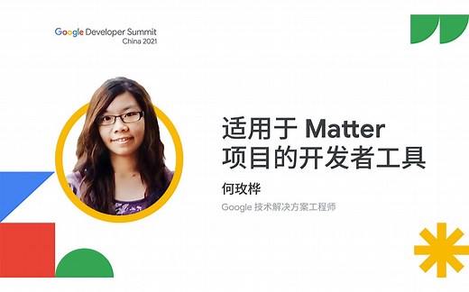 适用于 Matter 项目的开发者工具