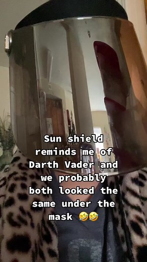 Sun Shield Reminds of Darth Vader - Hilarious Comparison!