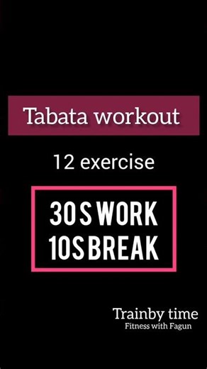 Tabata Interval Timer 🔥 30s Work • 10s Rest