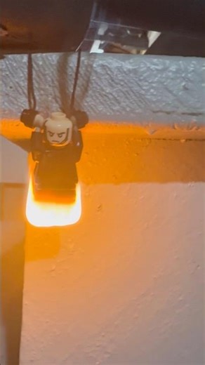 Burning Lego nazi man