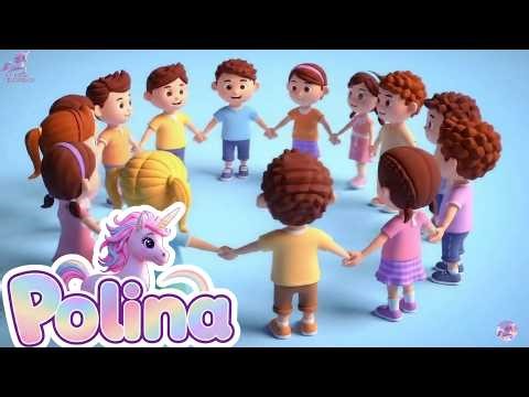 🎵 Ringel, Ringel, Reihe & Bi-Ba-Butzemann! Lustige Kinderlieder zum Mitsingen | Polina Kinderlieder