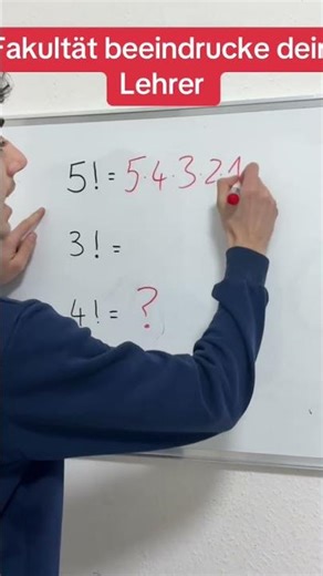 Die Fakultät #maths #mathematica #education #mathematik