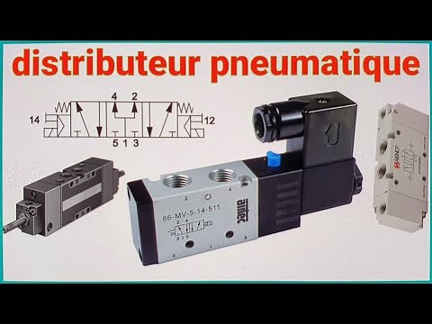 distributeur pneumatique 5/2 bistable à commande électrique # youssef technicien