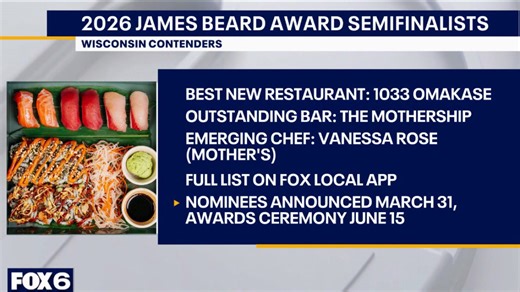 James Beard Foundation Awards semifinalist
