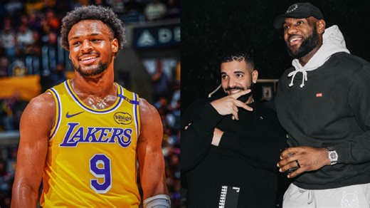 "Their father will stop being corny one day": NBA fans react as LeBron James' son Bryce James rocks OVO hoodie in IG display
