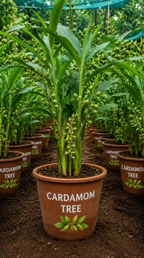 🌱 Grow Cardamom Plant at Home Easily 😍🪴 | Elaichi Farming #Shorts