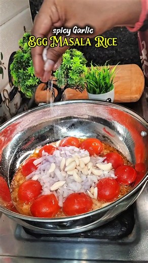 spicy egg masala Rice recipe 👇✨🎀😍#shorts #cooking