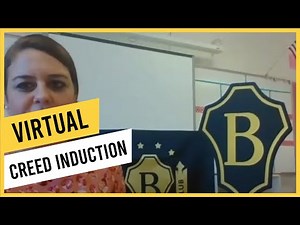 Virtual Creed Induction Ceremony