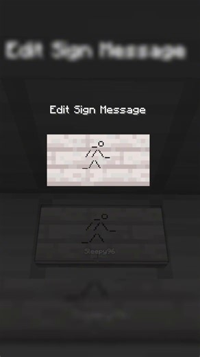 easy EXIT sign build idea #minecraft