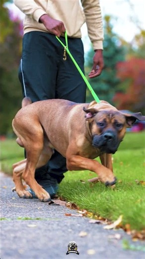 How Would You Hold Your Ground Against This Much Boerboel Power Without Getting Dragged?