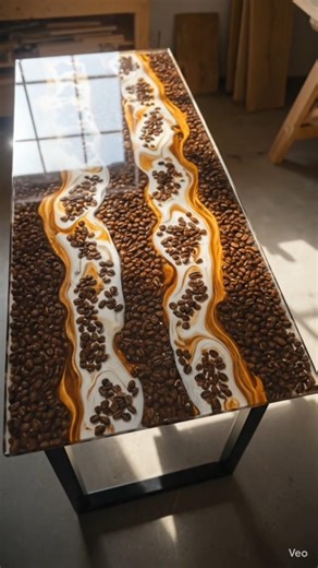 Turning 5,000 Coffee Beans into Luxury table