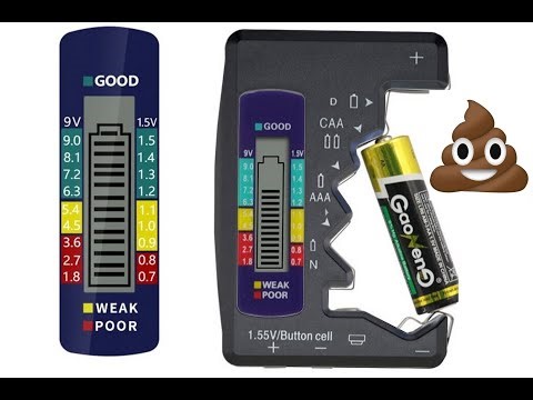 This battery and accumulator tester is another Chinese scam 😒 not only is it broken, it's also us...