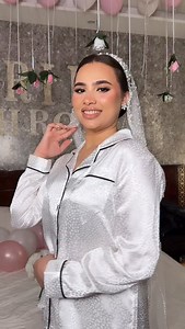 My lovely bride shourok 🤍 Makeup @nesrenyousry_mua Veil @maiiahmeed #bridalmakeup #bridetobe #glammakeup | Nesren Yousry