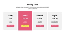 All pricing plans - CSS Template by Nicepage