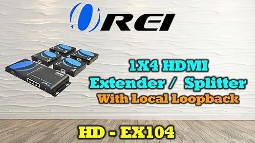 400Ft HDMI Extender Splitter - How to Use