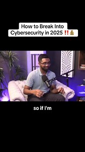 How to BREAK into Cybersecurity in 2025 💻👾 | Cybersecurity EXPERT Explains #cybersecurity #cyber #tech #fyp @cybersecuritygirl | Sajjaad Khader