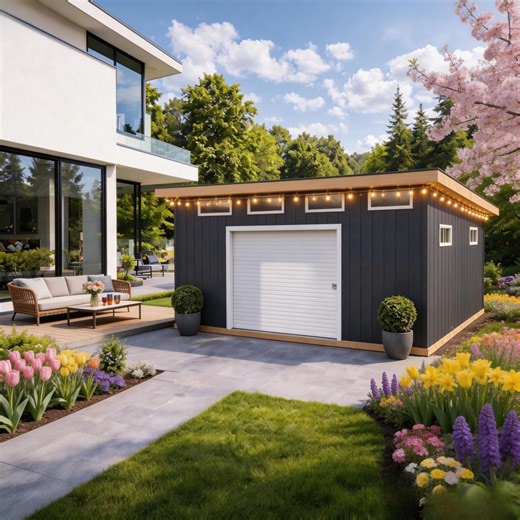 14x20 Lean-to Shed Plans – Modern DIY Workshop Studio Blueprint (PDF Download) - Etsy