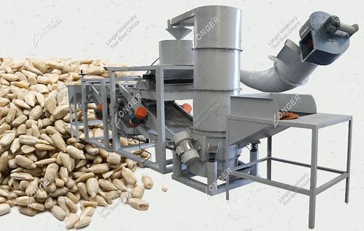 How does a sunflower seed dehuller machine work?