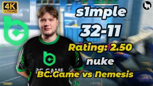 🔥s1mple (32-11) Rating: 2.50! (nuke) IEM里约 2026 封闭预选赛 #s1mple #cs2pov