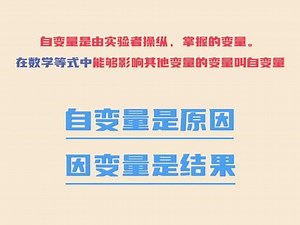 自变量与因变量关系有哪些分析方法