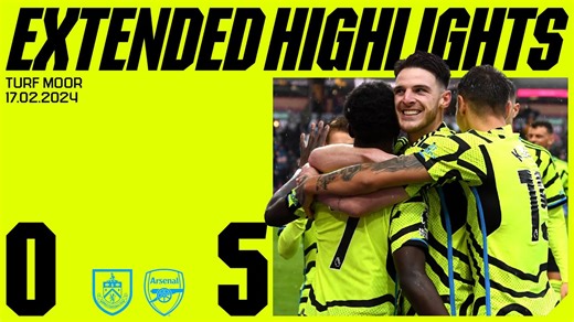 SAKA BAGS BRACE IN ROUT 🔥 | EXTENDED HIGHLIGHTS | Burnley vs Arsenal (0-5) | Premier League