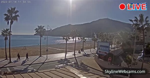 【LIVE】 Web Kamera uživo Šetalište Albir - Alicante | SkylineWebcams