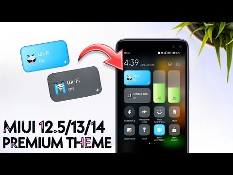 MIUI 12.5/13/14 Unique Control Center Themes For Any Xiaomi Device's