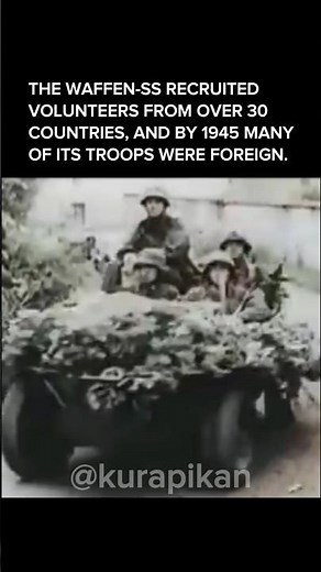 The Little-Known Origins of Waffen-SS Troops‼️