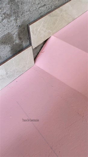 wall belt installation technique on higher tiles