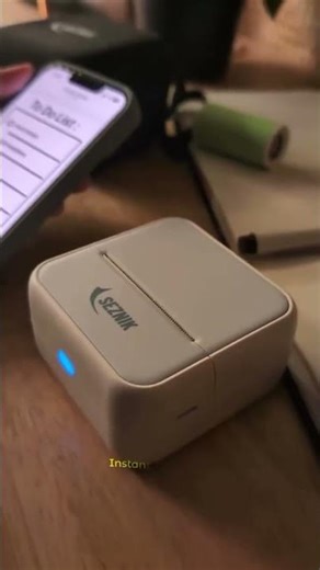 SEZNIK Minix-Blue Mini Printer | Inkless Bluetooth Pocket Printer for Android & iOS @Seznik