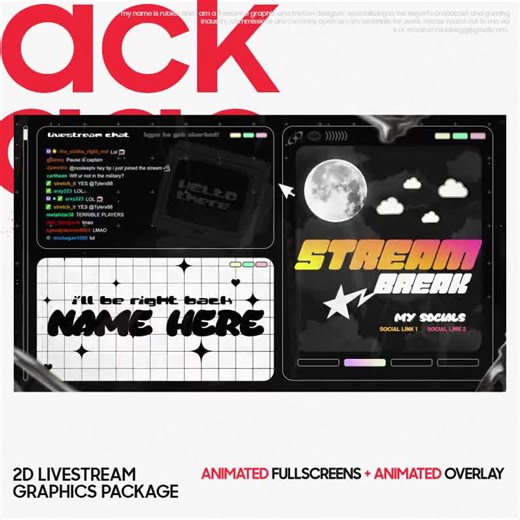 Y2k Animated Stream Overlays Retro Twitch Overlay Chrome Twitch Stream Graphic Retro Y2K Stream Panels Minimal Simple Twitch Overlays Panels - Etsy