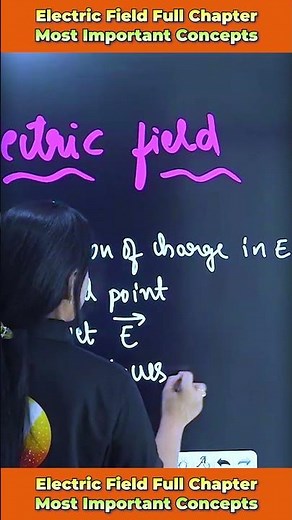 Electric Field Full Chapter Easy Explanation | Complete Physics Class 12 | Most Important Concepts