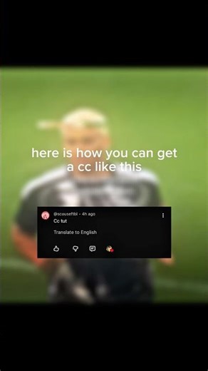 cc tut | #football #tutorial #edit