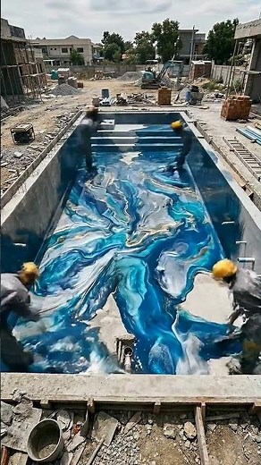 Insane Pool Epoxy Coating Process | Before & After Makeover