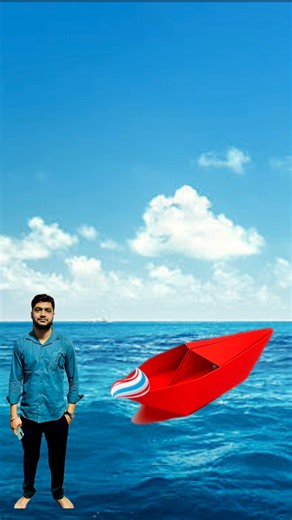 Paper Boat Water Trick with Toothpaste! 😱#experiment