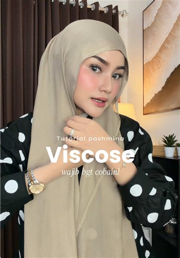 Tutorial Pashmina Viscose Gampang dan Stylish